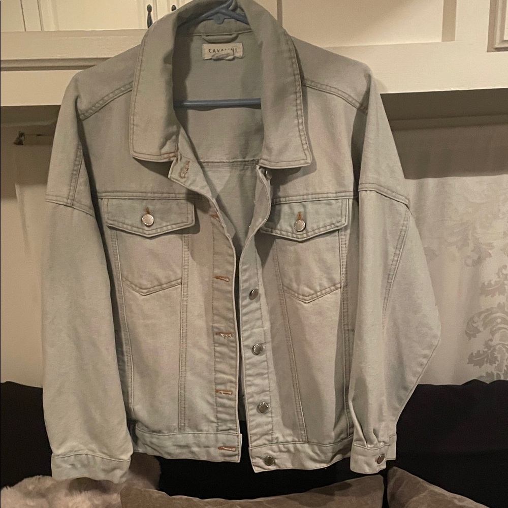 Cavalini Pale Blue Denim Jacket - Women's Jean Jacket